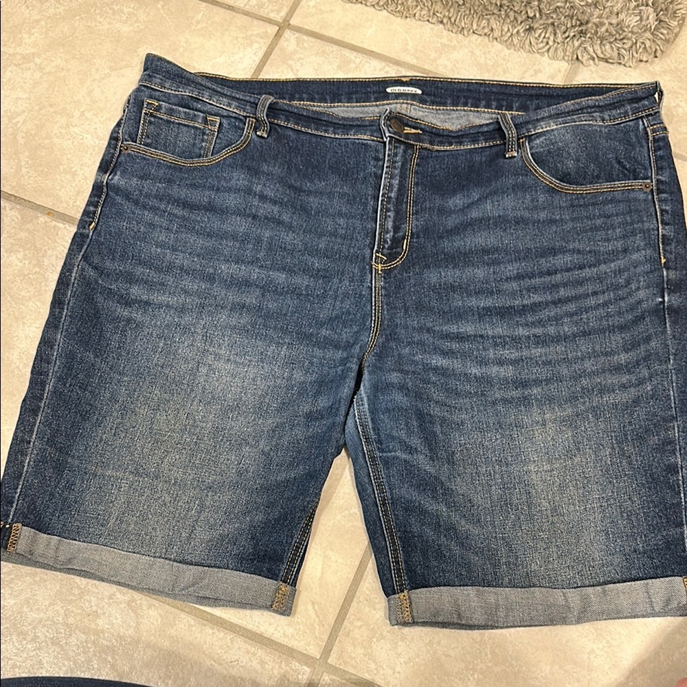 Old Navy Classic Blue Denim Shorts Bermuda